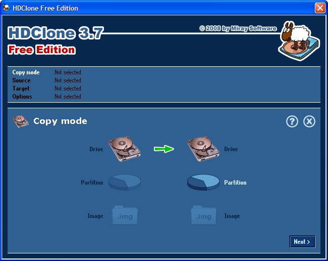 HDClone Free Edition