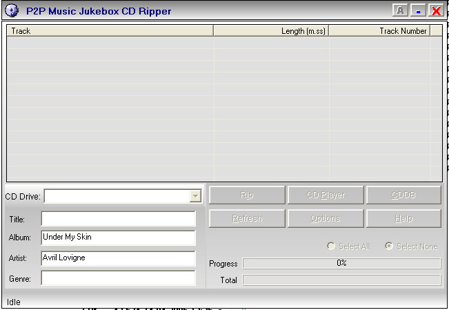 P2P Music Jukebox CD Ripper