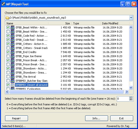 MP3 Repair Tool