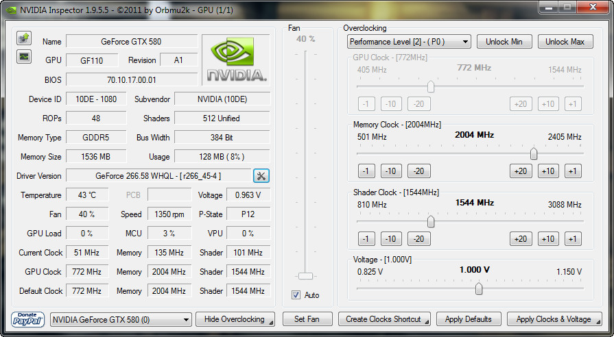 NVIDIA Inspector