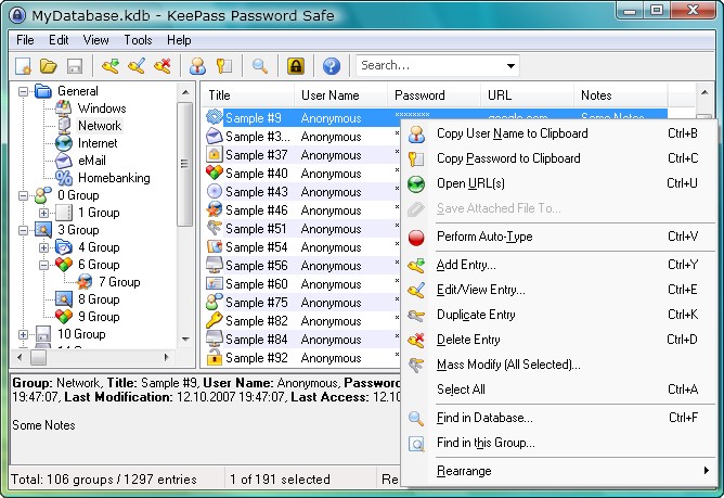 KeePass Password Safe