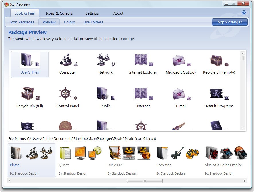 IconPackager