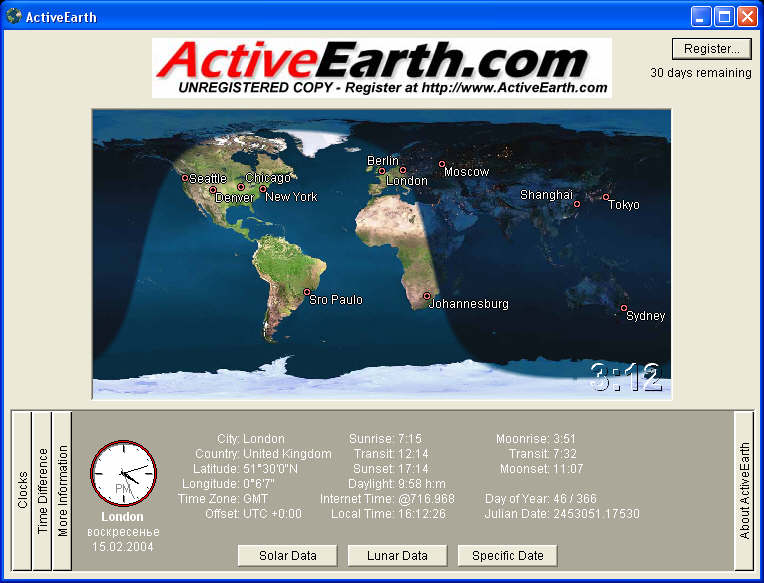 Active Earth